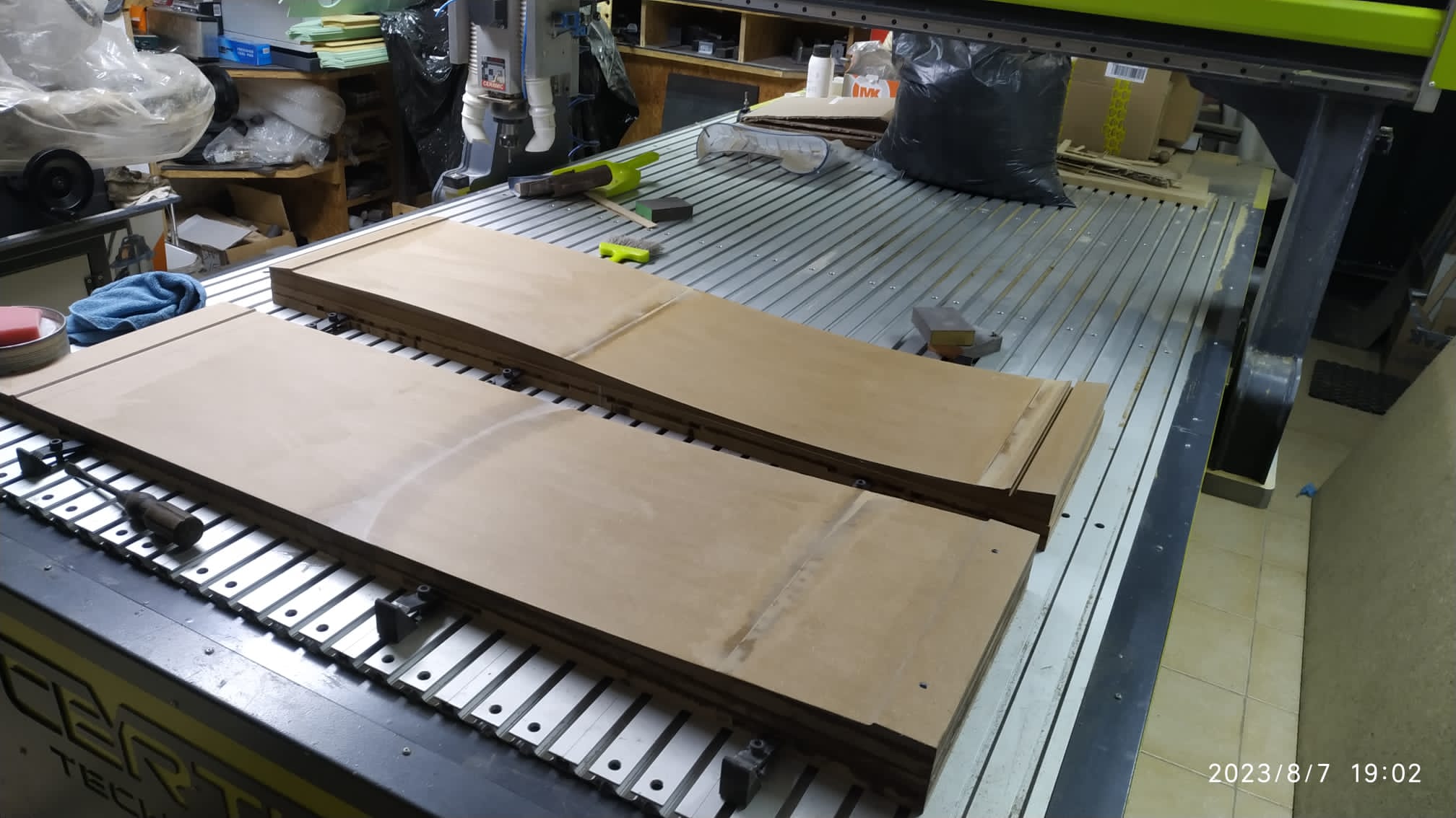 Powstają foremniki do budowy kesonu